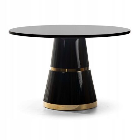 Okragly-stol-czarno-zloty-Bell-120-cm-polysk